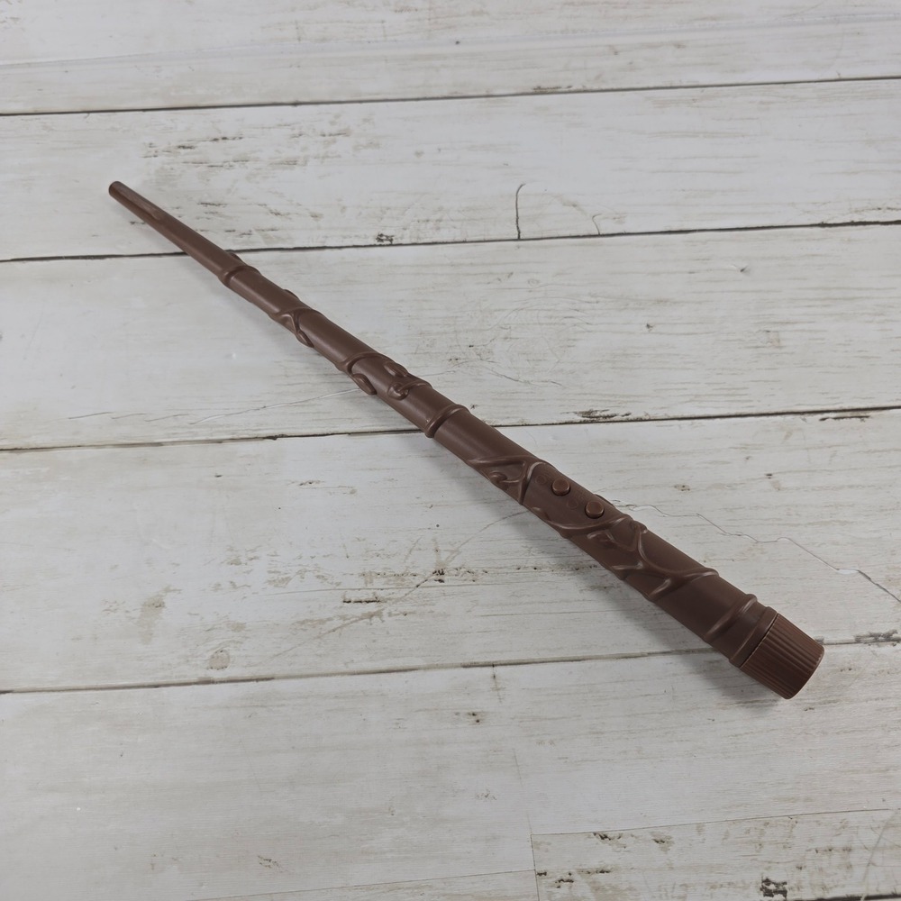 Harry Potter Hermione Granger Light Up Wand Brown Vine Design‎ Cosplay Prop Toy